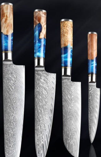 MasterCraft Pro™ - Forged Damascus Style Chef Knife Series