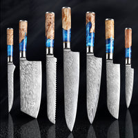 MasterCraft Pro™ - Forged Damascus Style Chef Knife Series