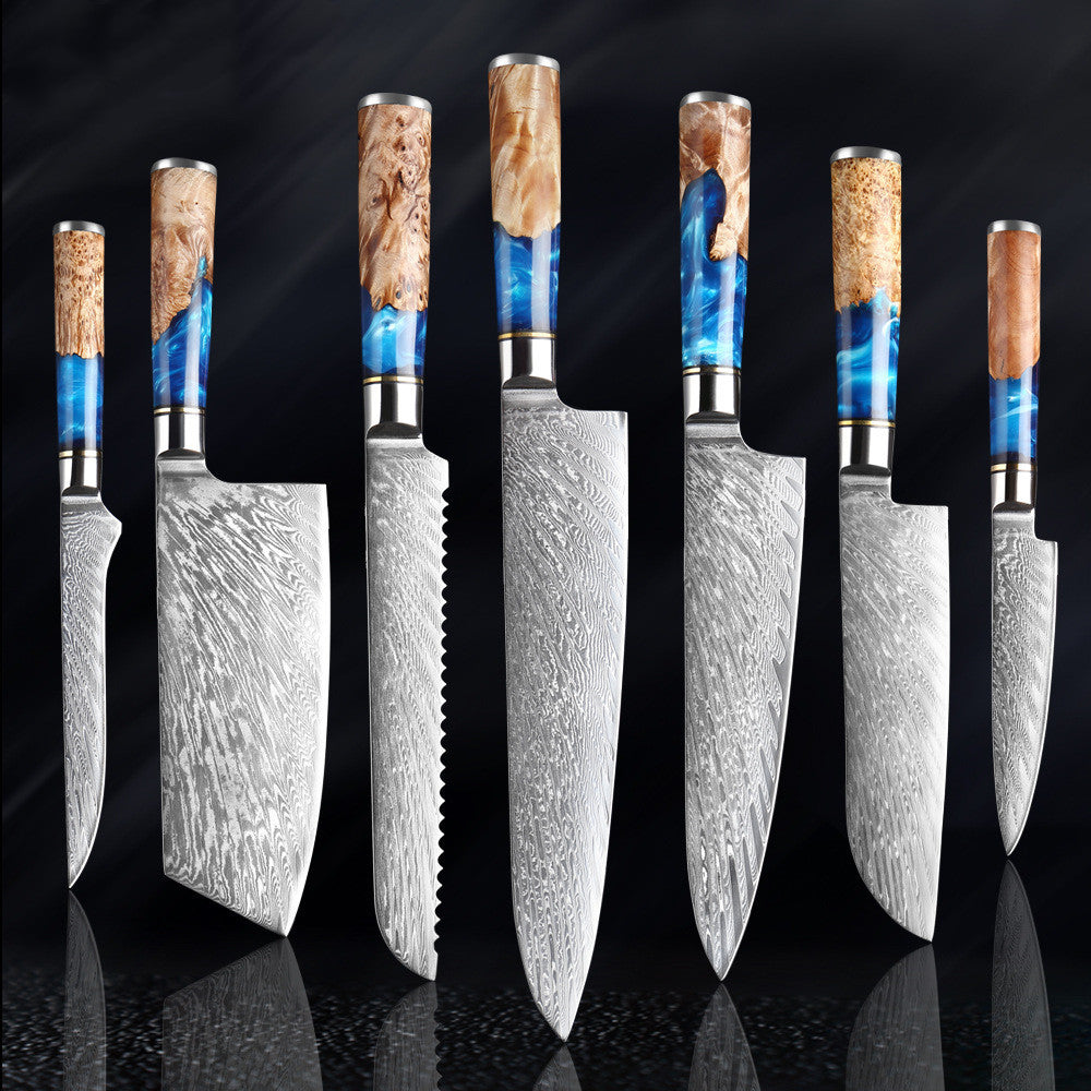 MasterCraft Pro™ - Forged Damascus Style Chef Knife Series