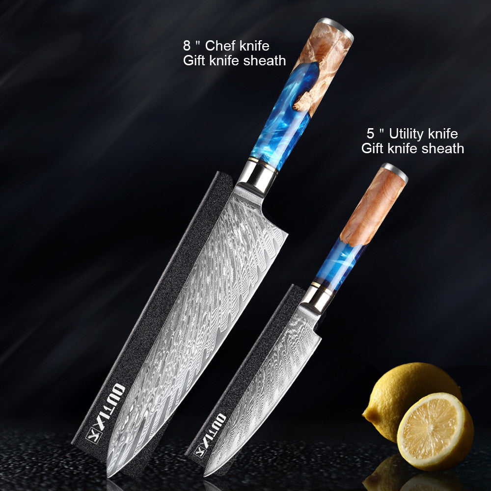 MasterCraft Pro™ - Forged Damascus Style Chef Knife Series
