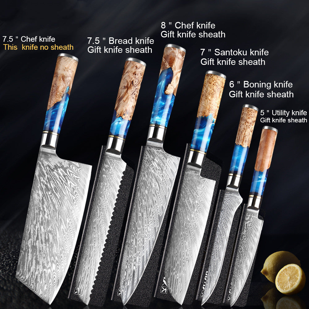 MasterCraft Pro™ - Forged Damascus Style Chef Knife Series