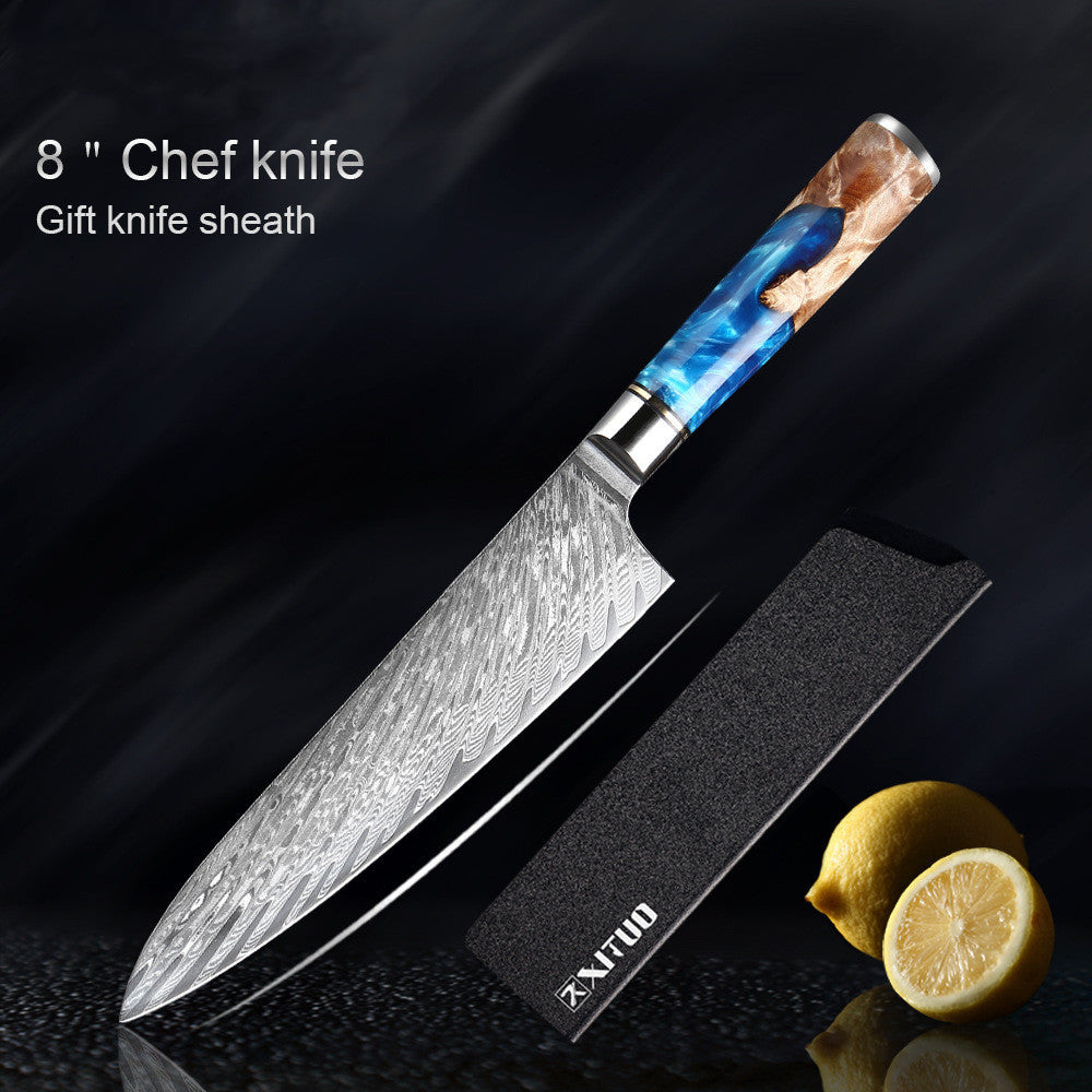 MasterCraft Pro™ - Forged Damascus Style Chef Knife Series