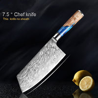 MasterCraft Pro™ - Forged Damascus Style Chef Knife Series