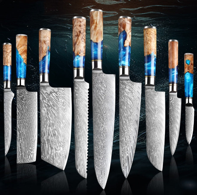 MasterCraft Pro™ - Forged Damascus Style Chef Knife Series