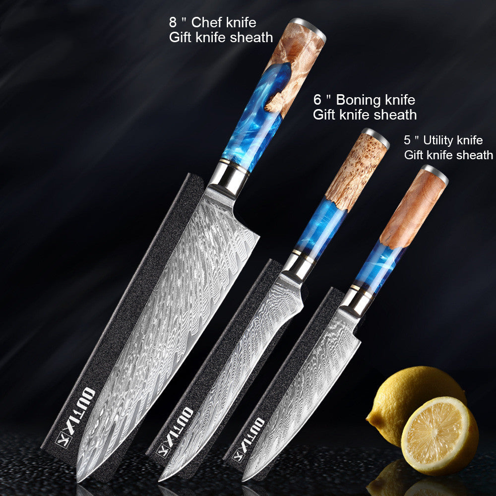 MasterCraft Pro™ - Forged Damascus Style Chef Knife Series