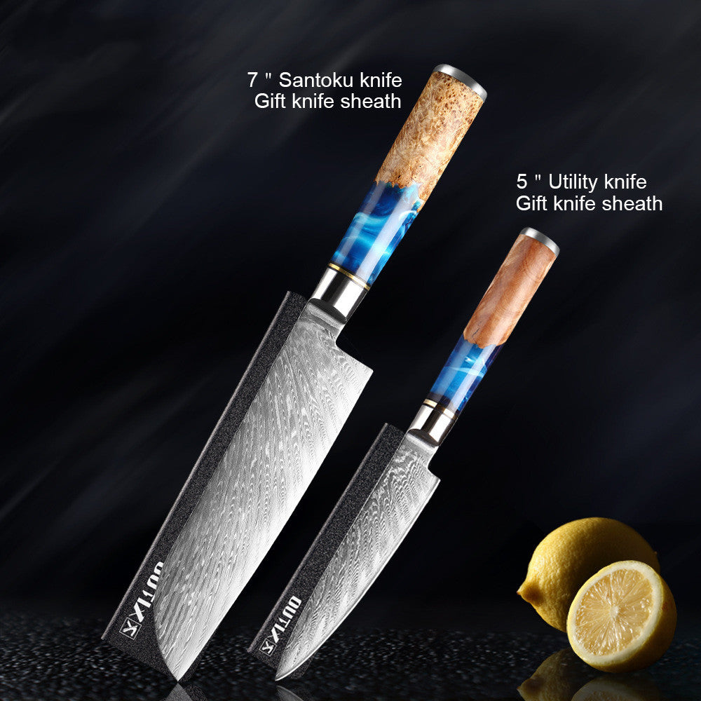 MasterCraft Pro™ - Forged Damascus Style Chef Knife Series