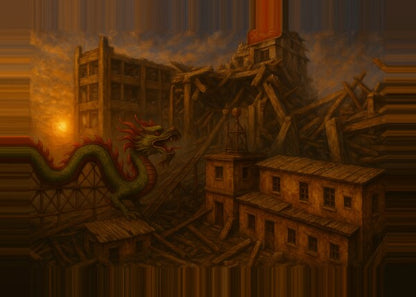 Skyfall Ruins – Collapsed High-Rise, Hong Kong