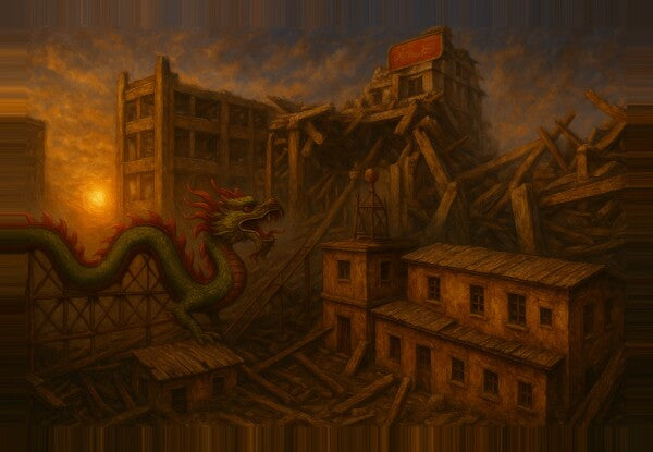 Skyfall Ruins – Collapsed High-Rise, Hong Kong