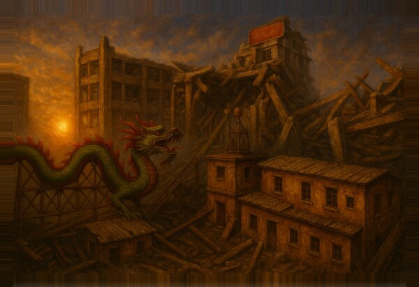 Skyfall Ruins – Collapsed High-Rise, Hong Kong